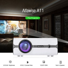 Load image into Gallery viewer, Alfawise A11 LCD 2000  Home Theater Mini Projector